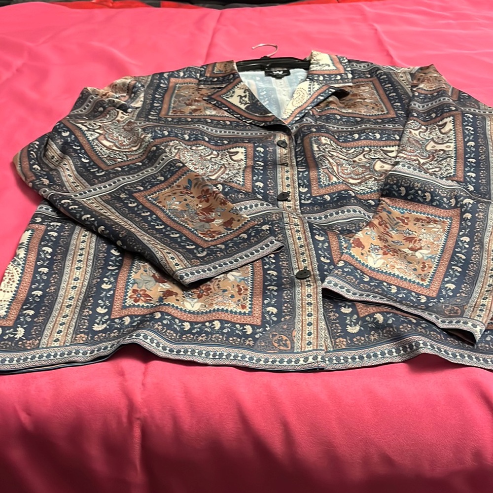 W By Worth  Blouse size L